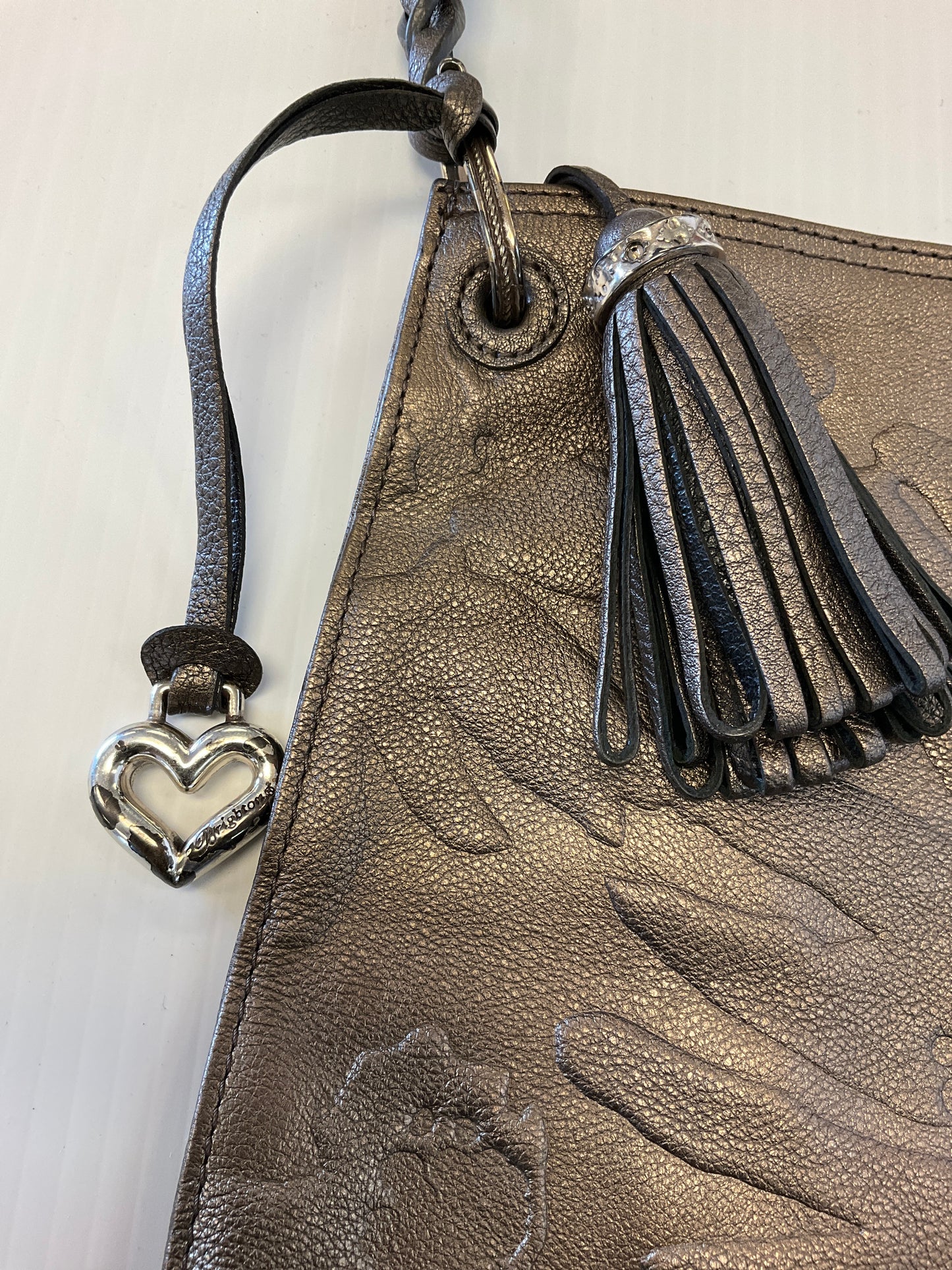 Handbag By Brighton In Bronze, Size:Small