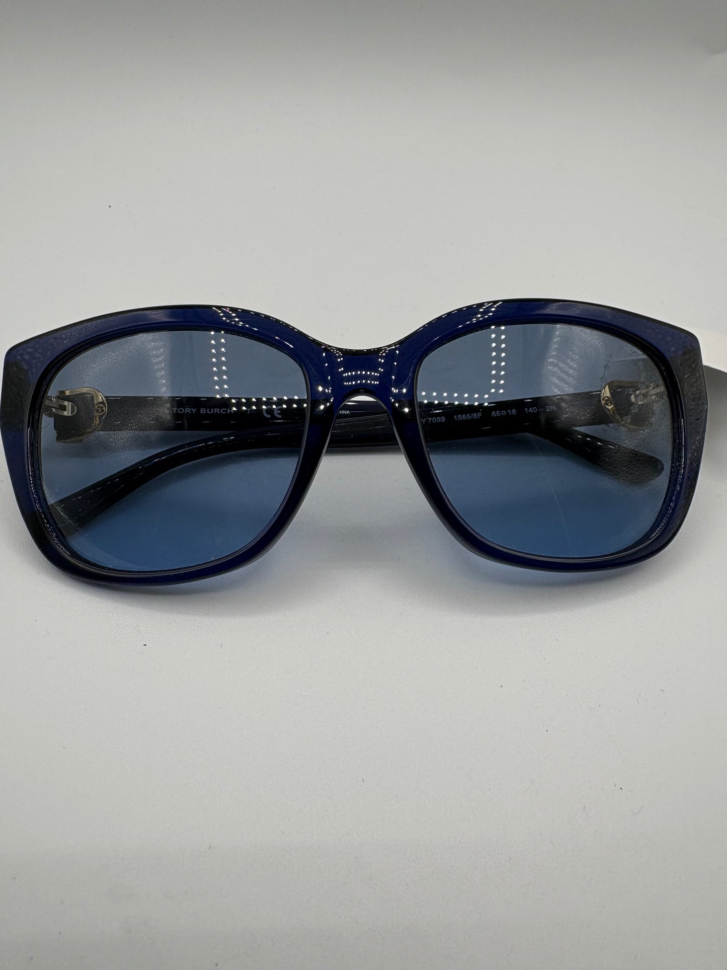 Sunglasses Designer By Tory Burch In Blue