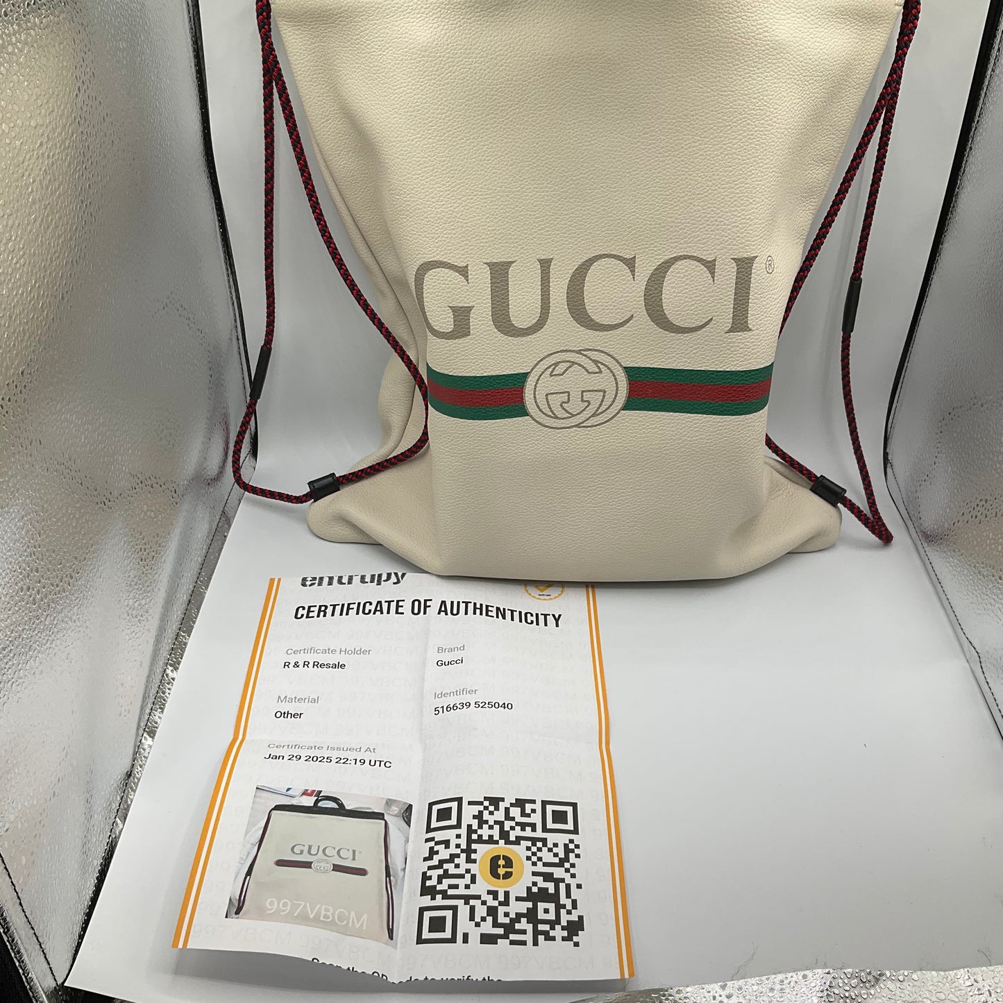 Backpack Luxury Designer By Gucci  Size: Large